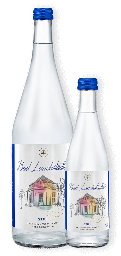 Produktabbildung Bad Lauchstädter still in 1,0 und 0,33 Liter